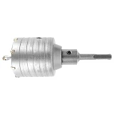 Комплект сверло корончатое по бетону Intertool SD-7065 65мм плюс переходник SDS Plus 100мм          