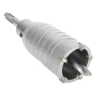 Комплект сверло корончатое по бетону Intertool SD-7040 40мм переходник SDS Plus 100мм               
