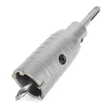 Комплект сверло корончатое по бетону Intertool SD-7040 40мм переходник SDS Plus 100мм               