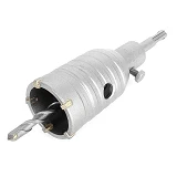 Комплект сверло корончатое по бетону Intertool SD-7046 46мм плюс переходник SDS Plus 100мм
