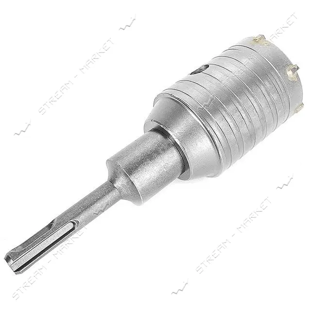 Комплект сверло корончатое по бетону Intertool SD-7050 50мм плюс переходник SDS Plus 100мм          