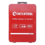 Набор сверл по металлу Intertool SD-0119 Р6М5 1.0-10.0мм белые 19шт