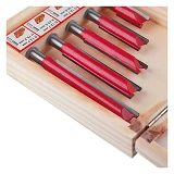 Набор фрез пазовых прямых Intertool HT-0075  5шт                                                    