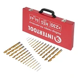 Набор сверл Intertool SD-0309 HSS 230шт в металлическом кейсе                                       