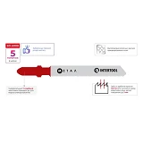 Полотно пильное для лобзика Intertool SD-6008 раб.длина 50мм очень тонк.метал.и цветным метал.5шт   
