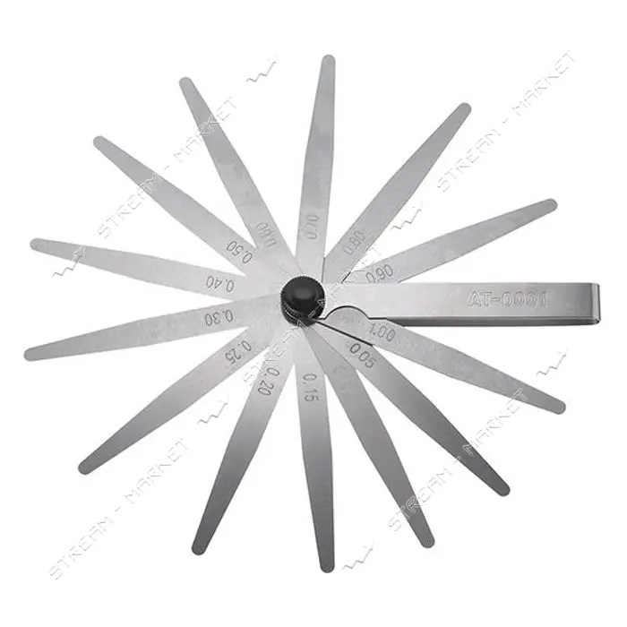 Щуп Intertool AT-0001 0.05-1.0мм 13шт                                                               
