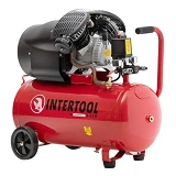 Компрессор Intertool PT-0004 50л 2.23кВт 220В 8 атм 354л/мин 2 цилиндра                             
