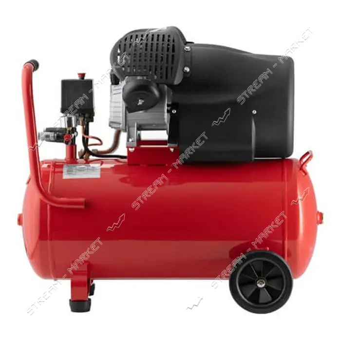 Компрессор Intertool PT-0004 50л 2.23кВт 220В 8 атм 354л/мин 2 цилиндра                             