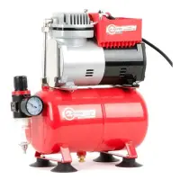 Компрессор безмасляный Intertool PT-0001 3л 0.3кВт 220В 3.2 атм 50л/мин                             