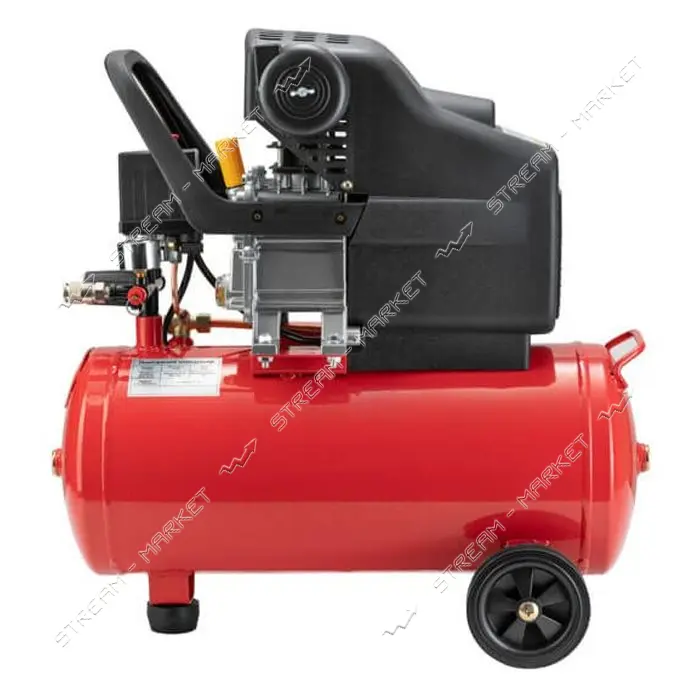 Компрессор поршневой Intertool PT-0009 24л 1.5кВт 220В 8 атм 206л/мин                               