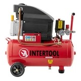 Компрессор поршневой Intertool PT-0010 24л 1.5кВт 8 атмосфер 206л/мин                               