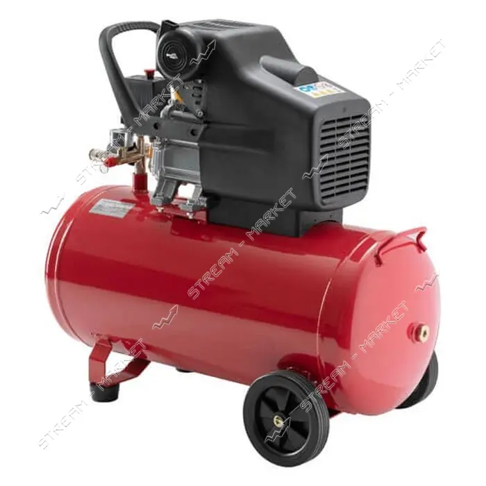 Компрессор Intertool PT-0003 50л 2 HP 1.5кВт 220В 8 атм 206л/мин
