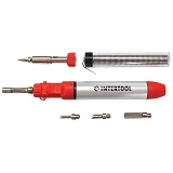 Микрогорелка Intertool GB-0005 12мл с комплектом аксессуаров 7шт