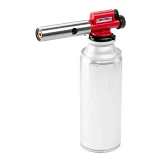 Горелка газовая Intertool GB-0027 пьезозажигание регулятор цельнометаллический корпус