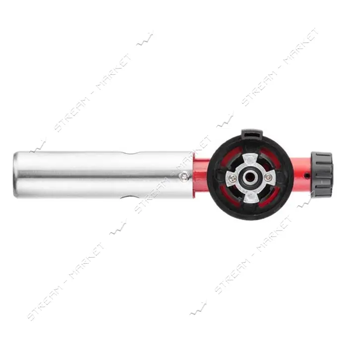 Горелка газовая Intertool GB-0027 пьезозажигание регулятор цельнометаллический корпус