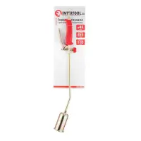 Горелка газовая Intertool GB-0044 с регулятором и клапаном 595мм сопло 110мм d 45мм                 
