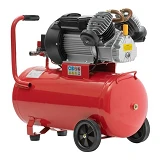 Компрессор Intertool PT-0007 50л 3кВт 220В 8атм 420л/мин 2 цилиндра                                 