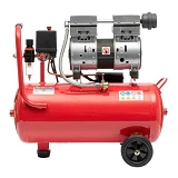 Компрессор Intertool PT-0022 24л 0.75кВт 220В 8атм 145 л/мин малошумный безмасляный 2 цил.          