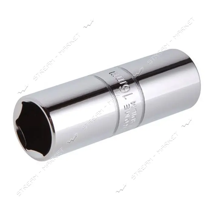 Головка свечная Intertool ET-0006 1/2" 16x65мм Cr-V