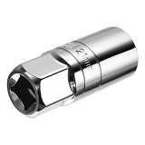 Свечная головка Intertool ET-0007 1/2" 21x65мм Cr-V