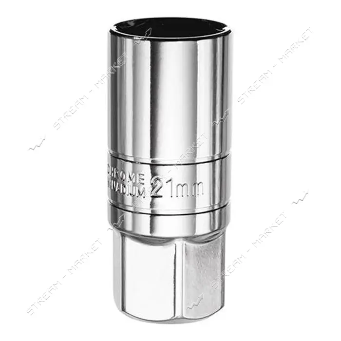 Свечная головка Intertool ET-0007 1/2" 21x65мм Cr-V