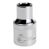 Головка шестигранная Intertool ET-0010 1/2" 10x38мм хром-ванадиум                                   