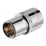 Головка шестигранная Intertool ET-0012 1/2" 12x38мм хром-ванадиум                                   