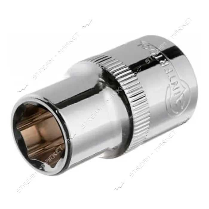 Головка шестигранная Intertool ET-0012 1/2" 12x38мм хром-ванадиум                                   