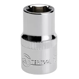 Головка шестигранная Intertool ET-0013 1/2" 13x38мм хром-ванадиум
