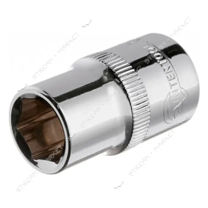 Головка шестигранная Intertool ET-0013 1/2" 13x38мм хром-ванадиум