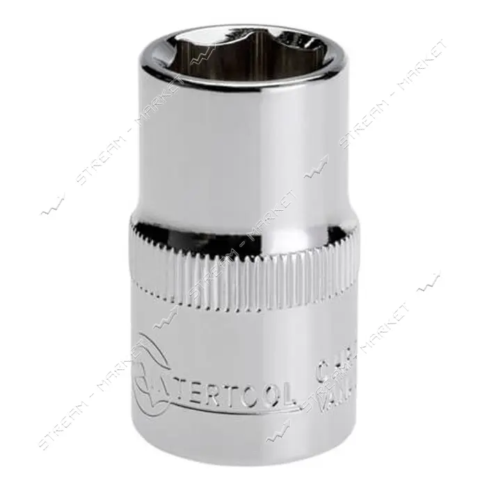 Головка шестигранная Intertool ET-0014 1/2" 14x38мм хром-ванадиум                                   