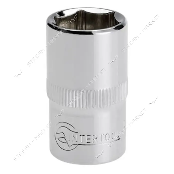 Головка шестигранная Intertool ET-0016 1/2" 16x38мм хром-ванадиум