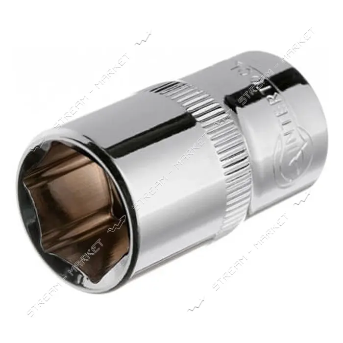 Головка шестигранная Intertool ET-0016 1/2" 16x38мм хром-ванадиум