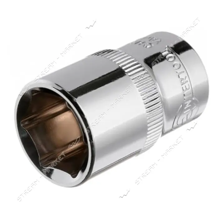 Головка шестигранная Intertool ET-0017 1/2" 17x38мм хром-ванадиум