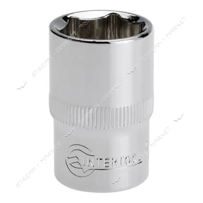 Головка шестигранная Intertool ET-0018 1/2" 18x38мм хром-ванадиум