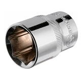 Головка шестигранная Intertool ET-0020 1/2" 20x38мм хром-ванадиум                                   