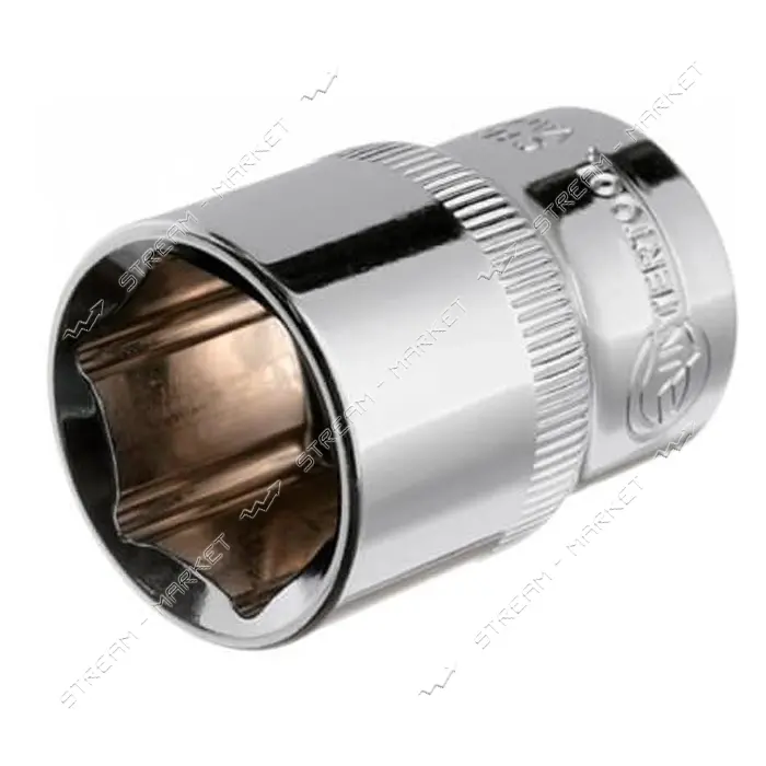 Головка шестигранная Intertool ET-0020 1/2" 20x38мм хром-ванадиум                                   
