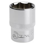 Головка шестигранная Intertool ET-00121 1/2" 21x38мм хром-ванадиум                                  