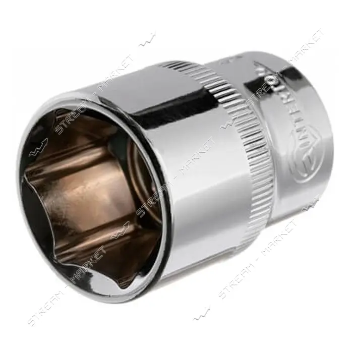 Головка шестигранная Intertool ET-00122 1/2" 22x38мм хром-ванадиум