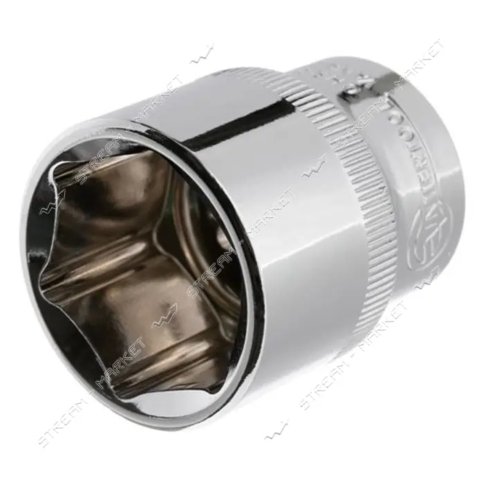 Головка шестигранная Intertool ET-0027 1/2" 27x42мм хром-ванадиум
