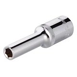 Головка шестигранная Intertool ET-0108 удлиненная 1/2" 8x78мм хром-ванадиум                         