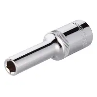 Головка шестигранная Intertool ET-0108 удлиненная 1/2" 8x78мм хром-ванадиум                         