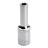 Головка шестигранная Intertool ET-0108 удлиненная 1/2" 8x78мм хром-ванадиум                         