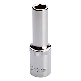 Головка шестигранная Intertool ET-0110 удлиненная 1/2" 10x78мм хром-ванадиум