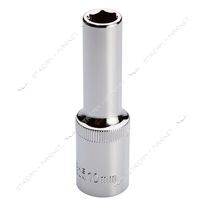 Головка шестигранная Intertool ET-0110 удлиненная 1/2" 10x78мм хром-ванадиум