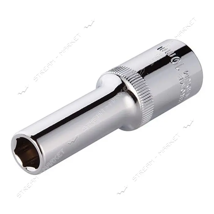 Головка шестигранная Intertool ET-0110 удлиненная 1/2" 10x78мм хром-ванадиум