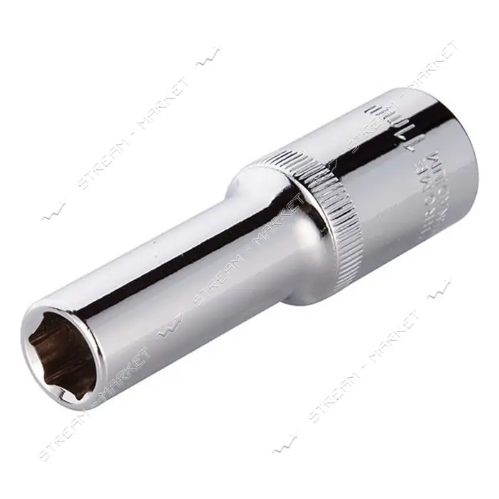 Головка шестигранная Intertool ET-0111 удлиненная 1/2" 11x78мм хром-ванадиум