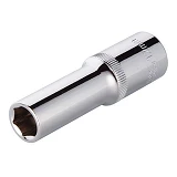 Головка шестигранная Intertool ET-0112 удлиненная 1/2" 12x78мм хром-ванадиум