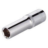 Головка шестигранная Intertool ET-0113 удлиненная 1/2" 13x78мм хром-ванадиум