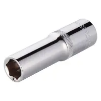 Головка шестигранная Intertool ET-0113 удлиненная 1/2" 13x78мм хром-ванадиум                        